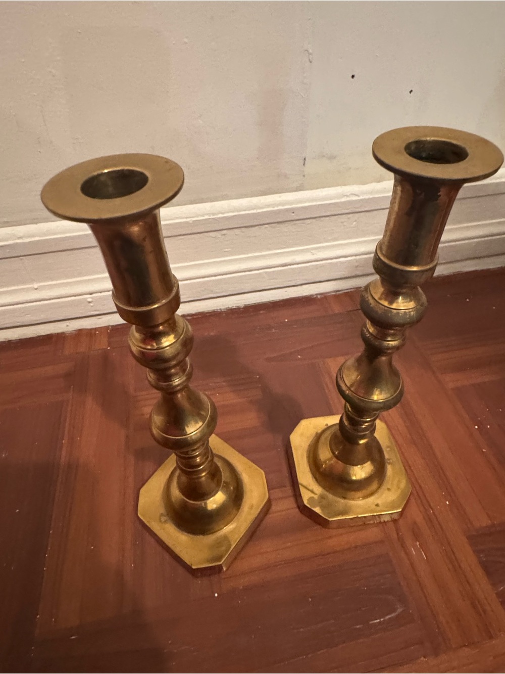 Brass Candlestick Pair - Classic Brass Home Accents